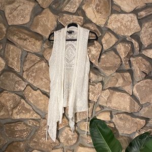 Adorable boho sweater vest